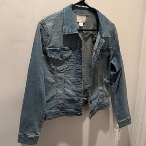 Caslon from Nordstrom Light Blue Jean Jacket. Never worn w/ tags.